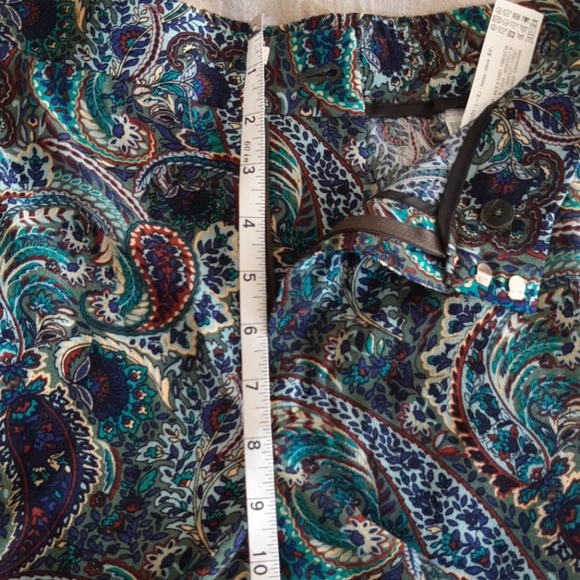 Zara Paisley Print Flared Pants - Picture 10 of 16